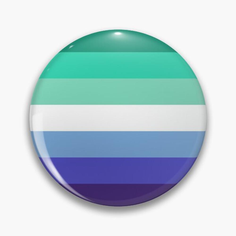 Ethnic Modern Fashion - MLM Gay Pride Flag Pin Knöpfe