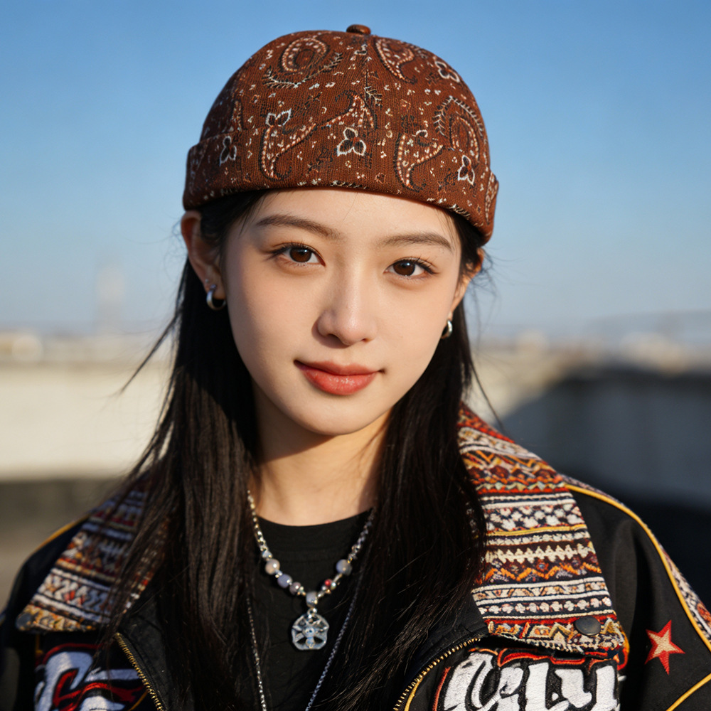 Go Ethnic Fashion - Retro Paisley Yapi Guapi Hut Frauen