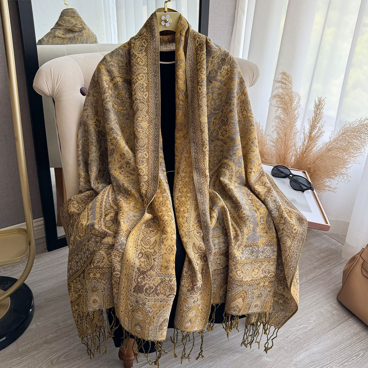 New Ethnic Fashion - 2023 quaste Decke Design Ethnischen Stil