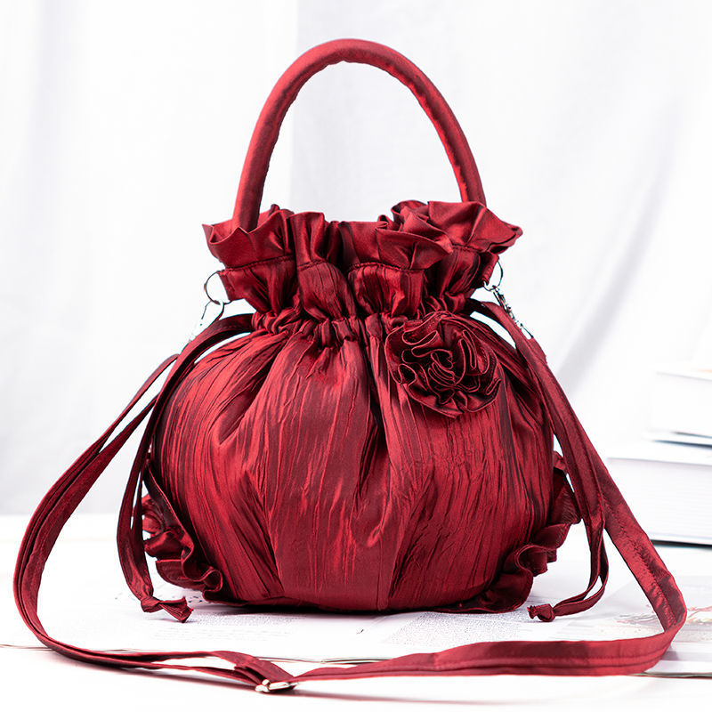 Go Ethnic Fashion - 2025, neue Joker-Retro-Blumen-Stofftasche, ethnische Wind-Handtasche, weibliche