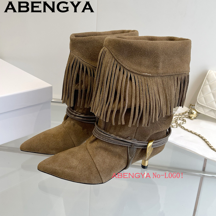 Chelsea-Stiefel aus Wildleder  – Ethnic Fashion Women Bewertung und Preis