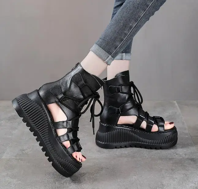 8CM Ethnische Kuh Echtes Leder – Ethnic Fashion Women Bewertung und Preis