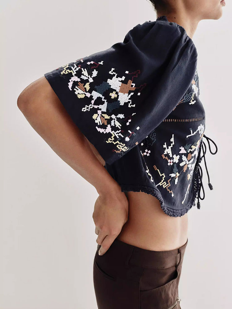 Neues Sommer-Oberteil für Dame – New Ethnic Fashion Bewertung und Preis