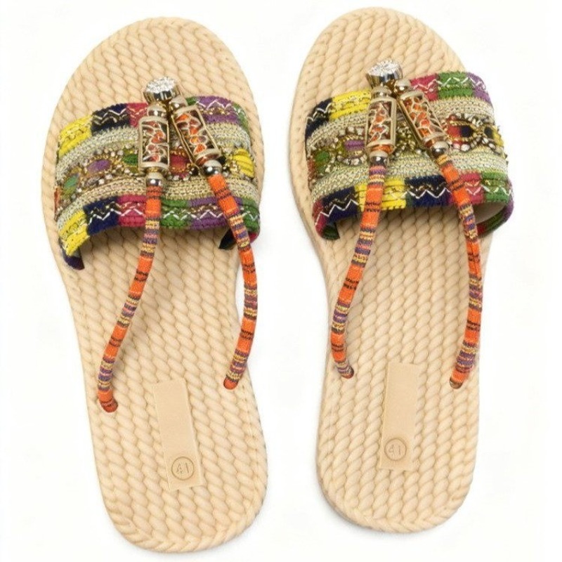 Frauen Hausschuhe Outdoor Hand – Ethnic Fashion Women Bewertung und Preis