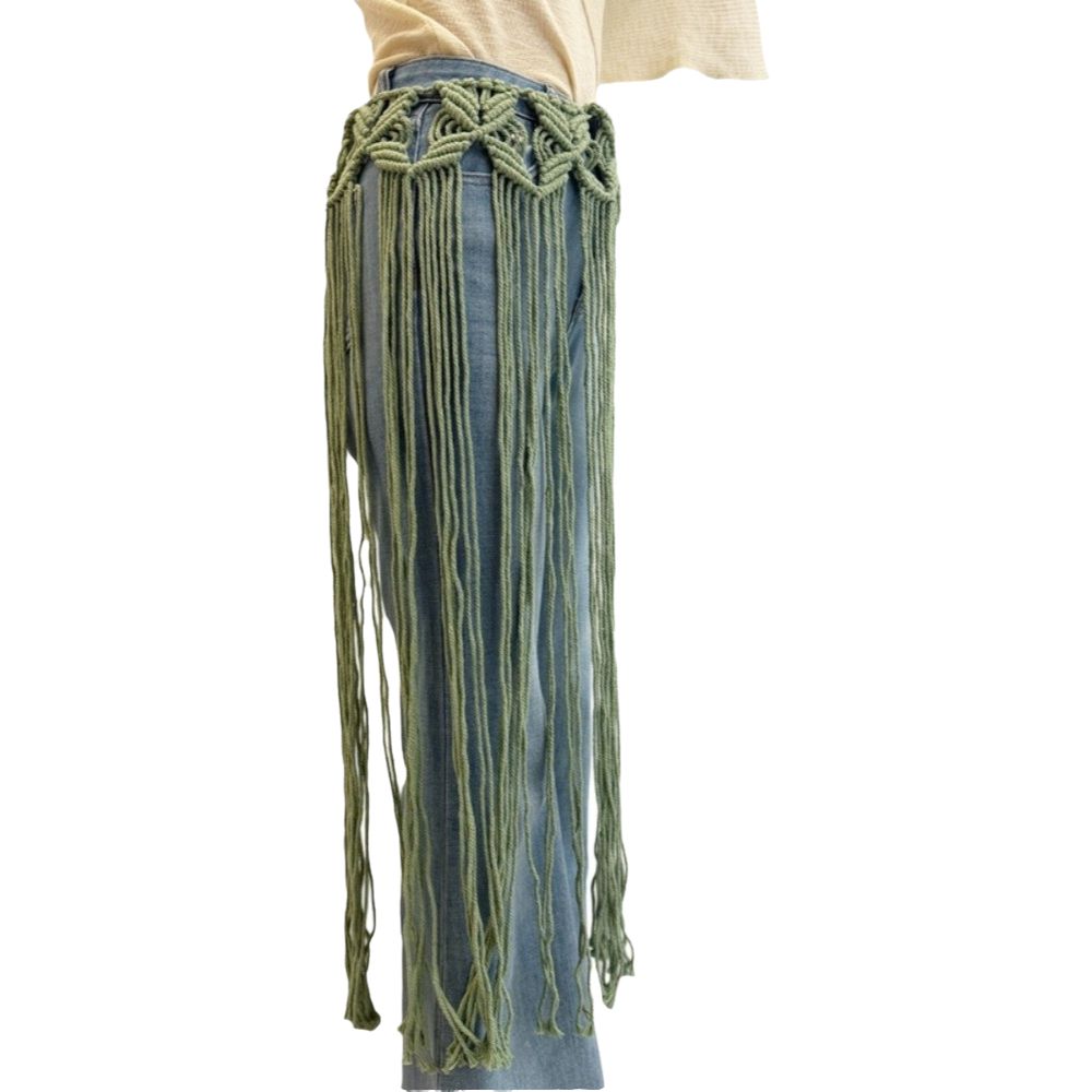 Böhmischer Netz-Fransen-Taille – Ethnic Fashion Design Bewertung und Preis