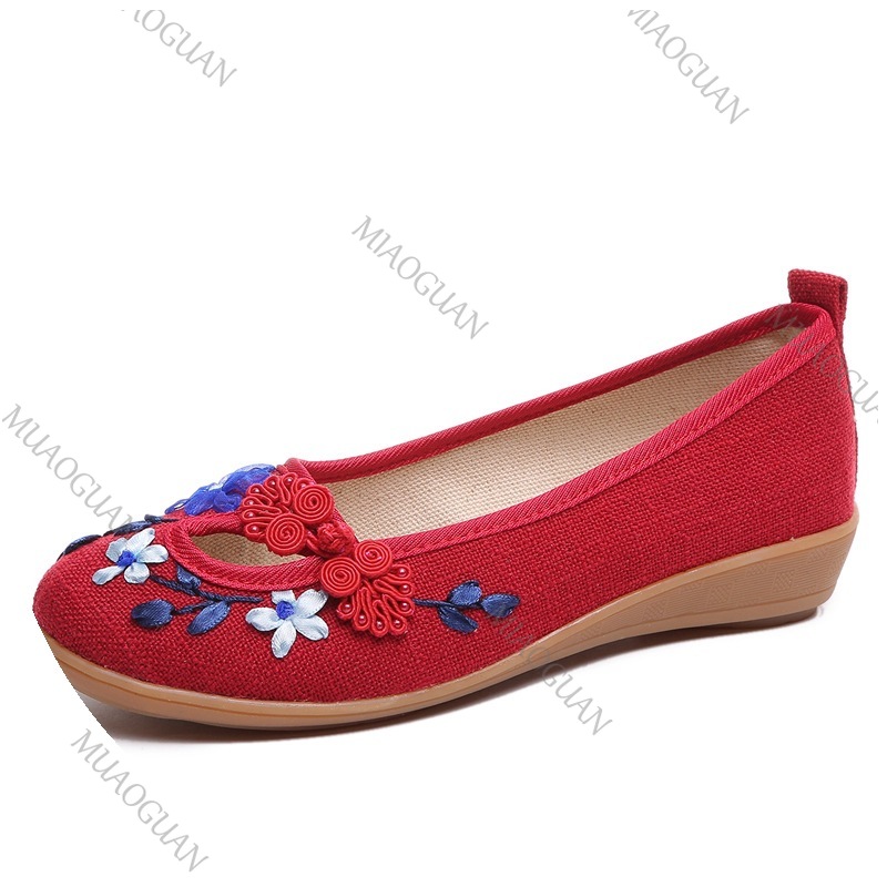 Bestickte Damen-Komfort-Keilab – Ethnic Fashion Women Bewertung und Preis