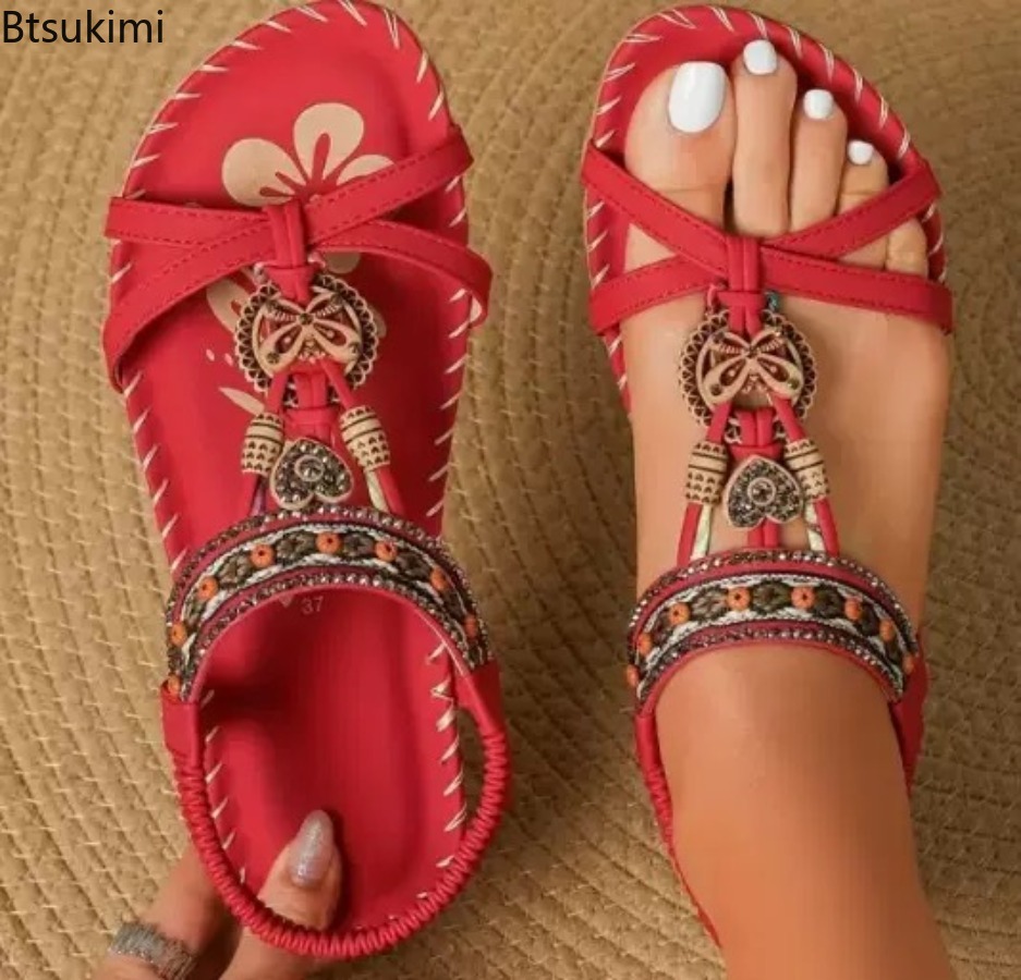 Damen Boho-Sandalen für Outdoo – Ethnic Fashion Women Bewertung und Preis
